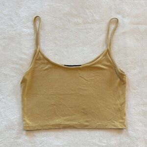 Brandy Melville mustard yellow Camisole Top